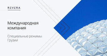 Специальные режимы Грузии: международная компания